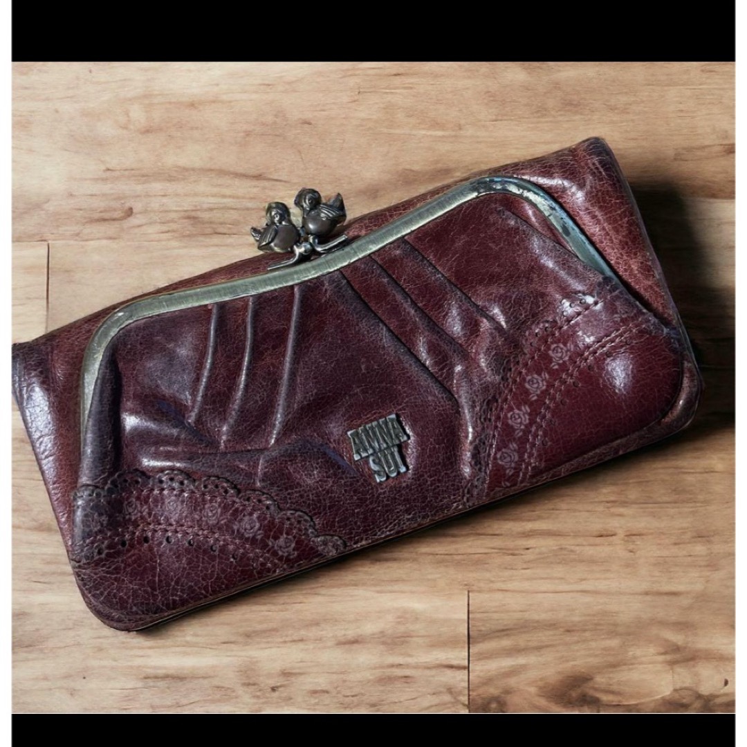 ANNA SUI - Anna Sui アナスイ 長財布 がま口 ローズガーデン ANNA SUI - Anna Sui アナスイ 長財布 がま口 ローズガーデン