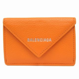 Balenciaga - 極美品 バレンシアガ BALENCIAGA ペーパー ミニ 財布 レザー ◇１