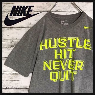 ナイキ(NIKE)の【人気定番】ナイキ　メッセージプリントTシャツ　グレー　E736(Tシャツ/カットソー(半袖/袖なし))