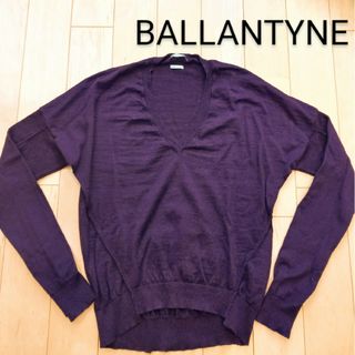 BALLANTYNE 毛100% デザインニット