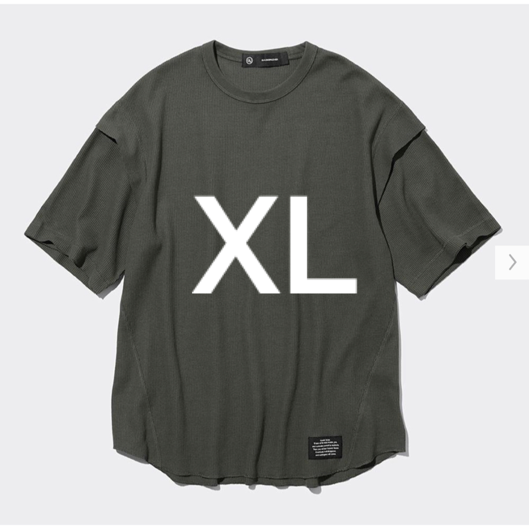 GU(ジーユー)のGU×アンダーカバー　ドライワッフルT ダークグリーン　UNDERCOVER メンズのトップス(Tシャツ/カットソー(半袖/袖なし))の商品写真