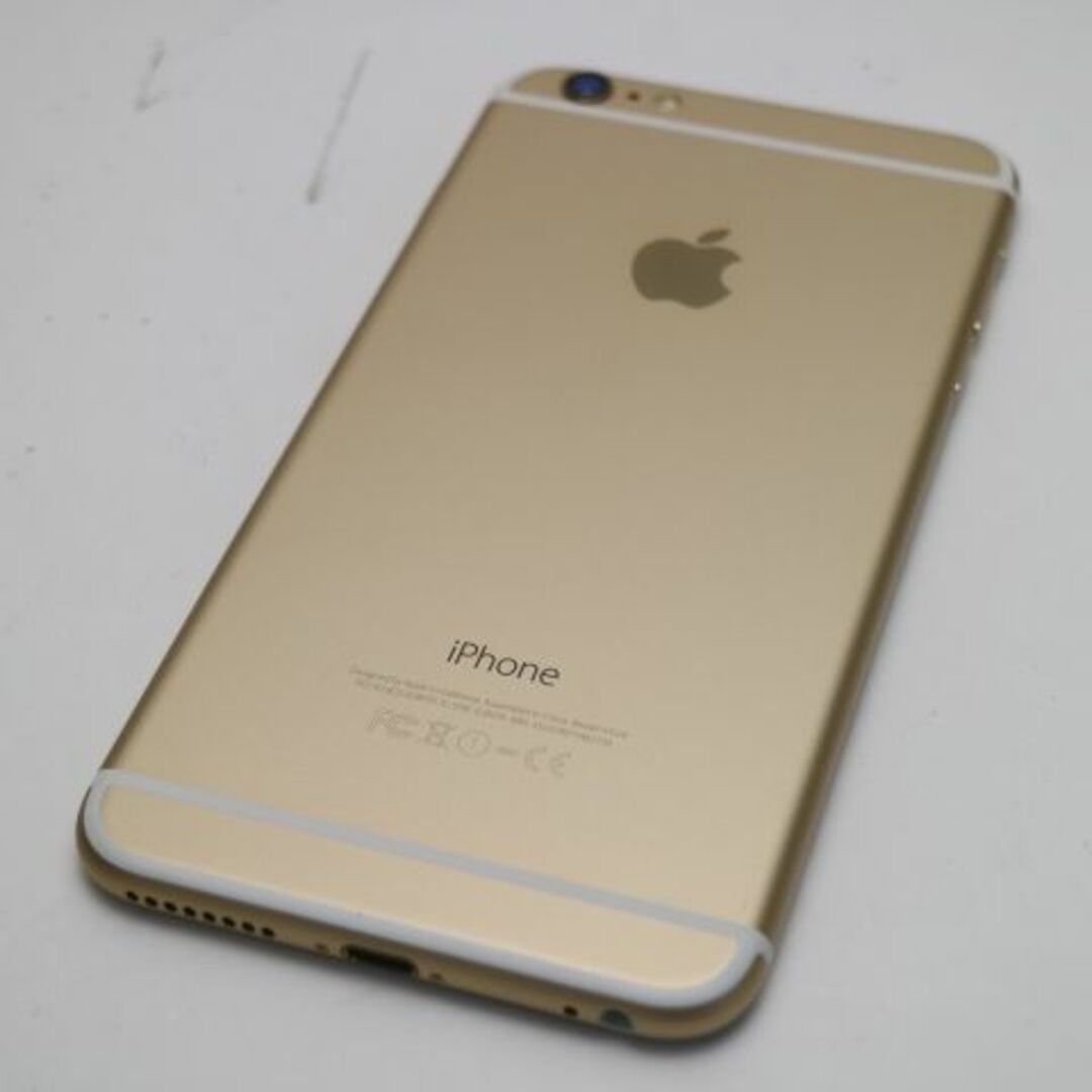 iPhone(アイフォーン)の新品同様 au iPhone6 PLUS 64GB ゴールド 白ロム M666 スマホ/家電/カメラのスマートフォン/携帯電話(スマートフォン本体)の商品写真