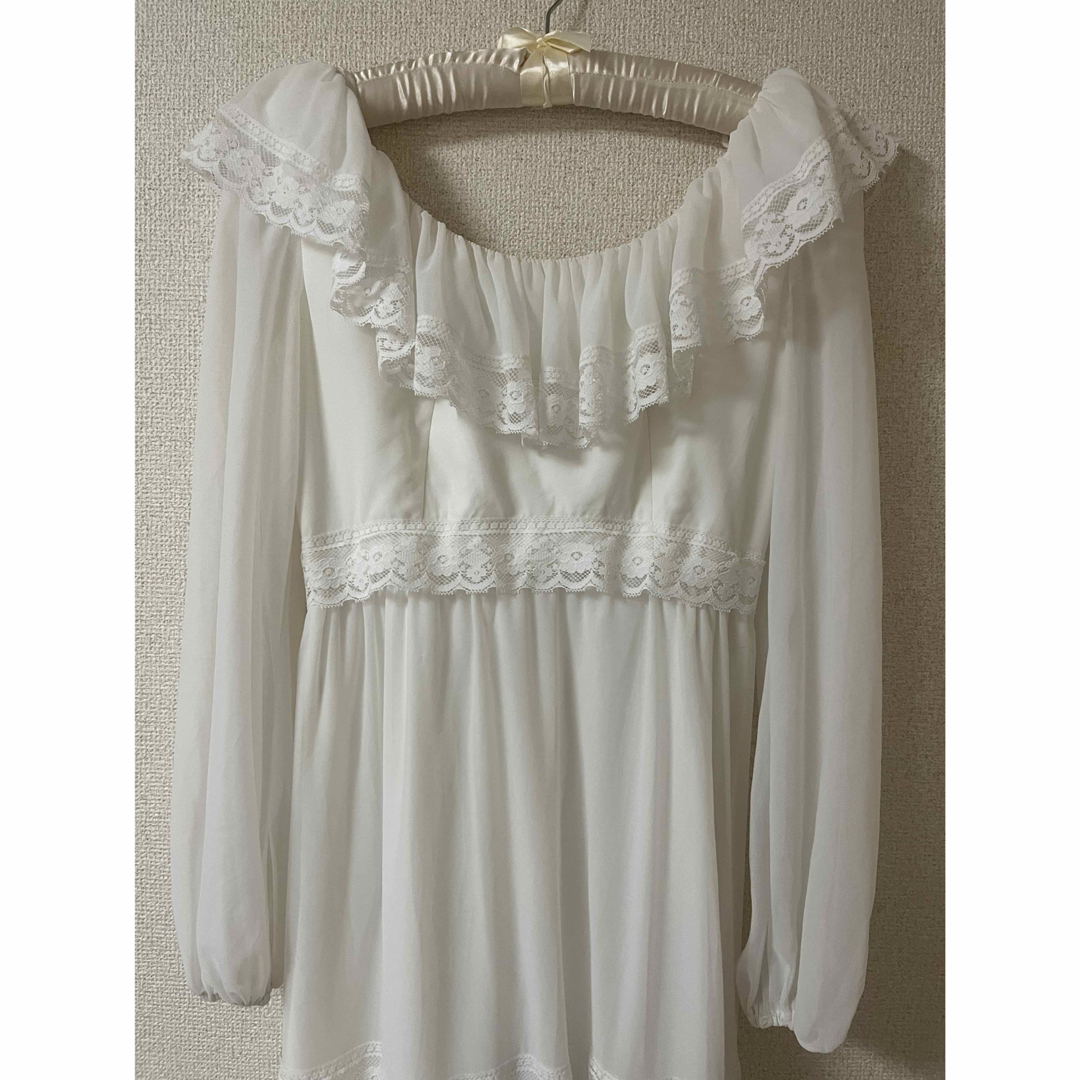 GUNNE SAX(ガニーサックス)のヴィンテージドレス vintage dress wedding ワンピース 古着 レディースのフォーマル/ドレス(ウェディングドレス)の商品写真