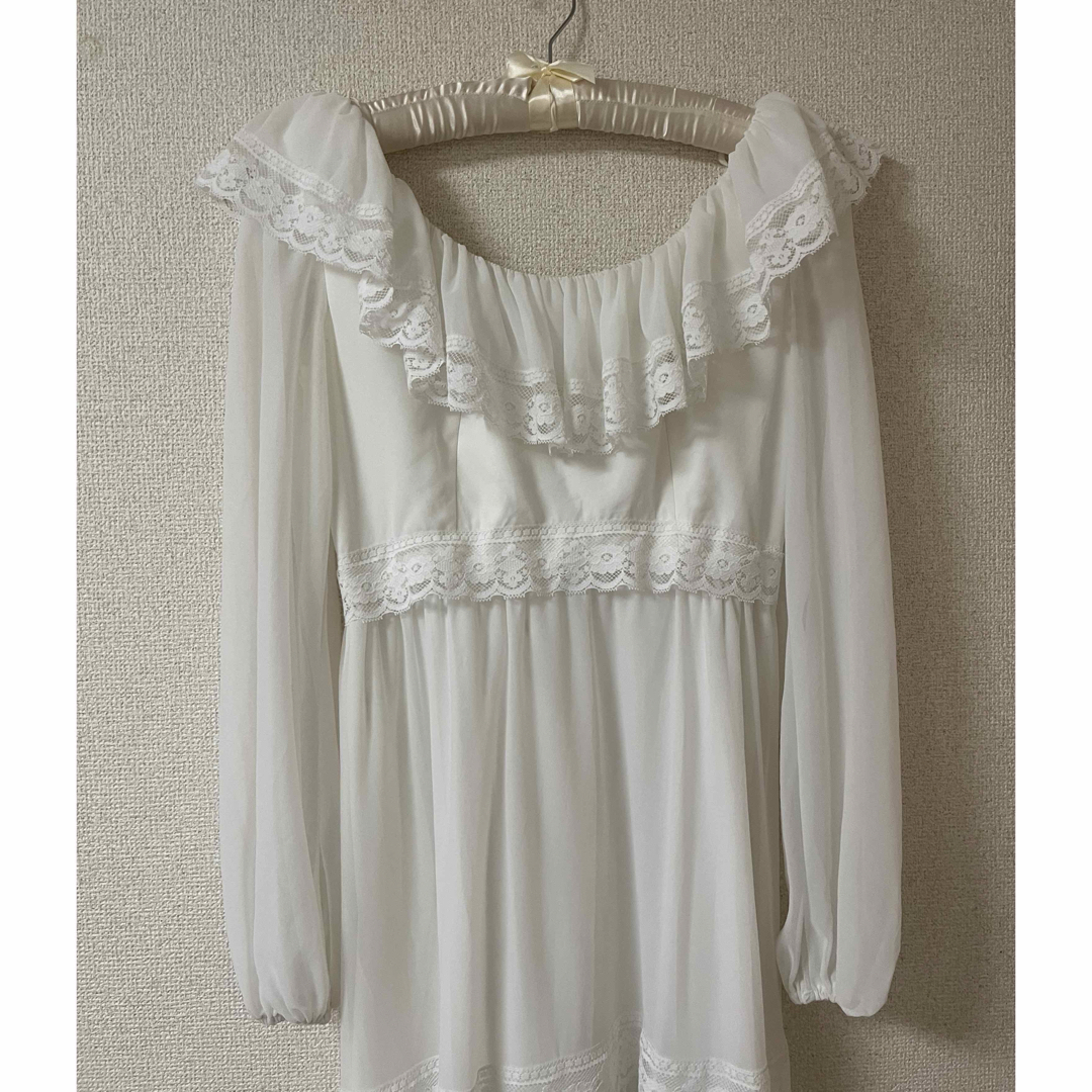 GUNNE SAX(ガニーサックス)のヴィンテージドレス vintage dress wedding ワンピース 古着 レディースのフォーマル/ドレス(ウェディングドレス)の商品写真