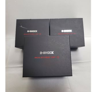 ジーショック(G-SHOCK)のG-SHOCK 空箱 マスターオブG　専用　化粧箱 入手困難　傷有　３個セット(その他)