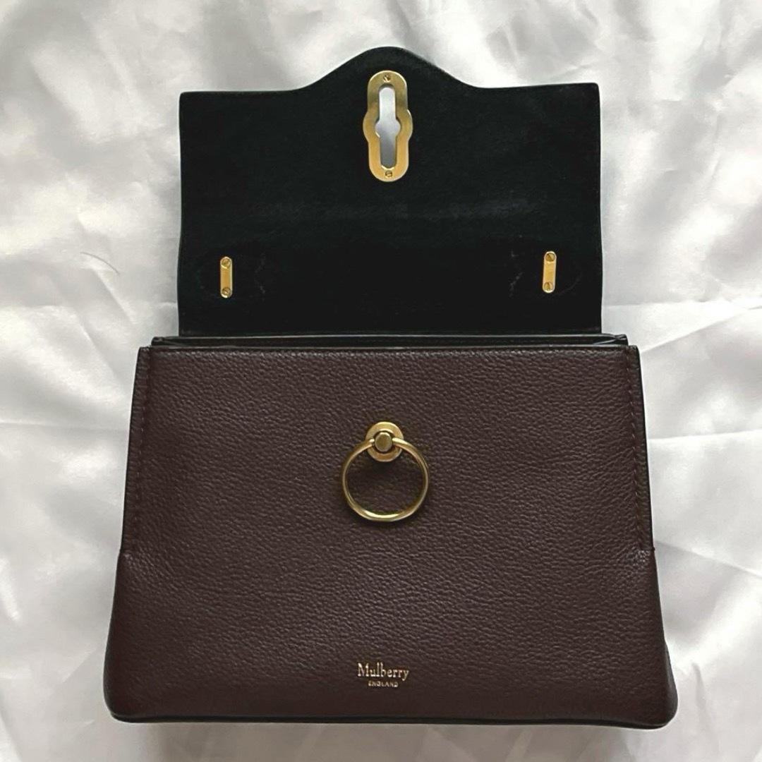 Mulberry(マルベリー)のmulberry マルベリー ミニシートン 2wayショルダーバッグ  ブラウン レディースのバッグ(ショルダーバッグ)の商品写真