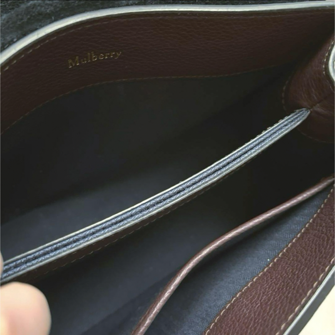 Mulberry(マルベリー)のmulberry マルベリー ミニシートン 2wayショルダーバッグ  ブラウン レディースのバッグ(ショルダーバッグ)の商品写真