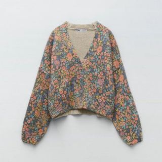 ZARA - ZARA エスニックロングカーディガンの通販 by Top's shop｜ザラ