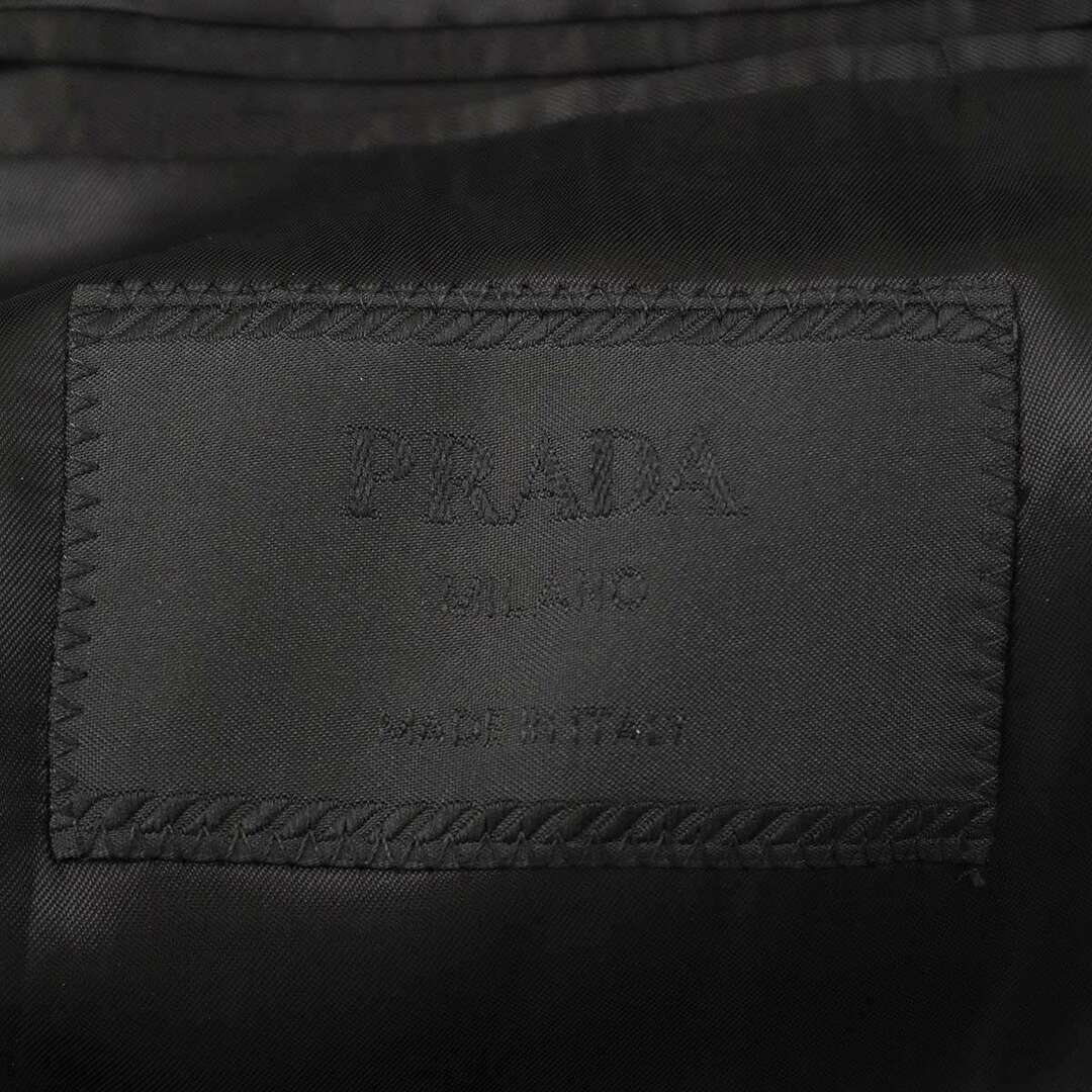 PRADA(プラダ)のPRADA プラダ ノッチドラペルウール2Bセットアップスーツ  グレー 44 メンズのスーツ(セットアップ)の商品写真