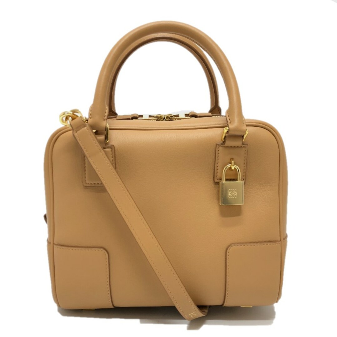 LOEWE(ロエベ)のロエベ LOEWE アマソナ19 スクエア A039N10X032586 2WAY ショルダーバッグ カバン ハンドバッグ ナッパレザー ベージュ 新品同様 インテリア/住まい/日用品のインテリア/住まい/日用品 その他(その他)の商品写真