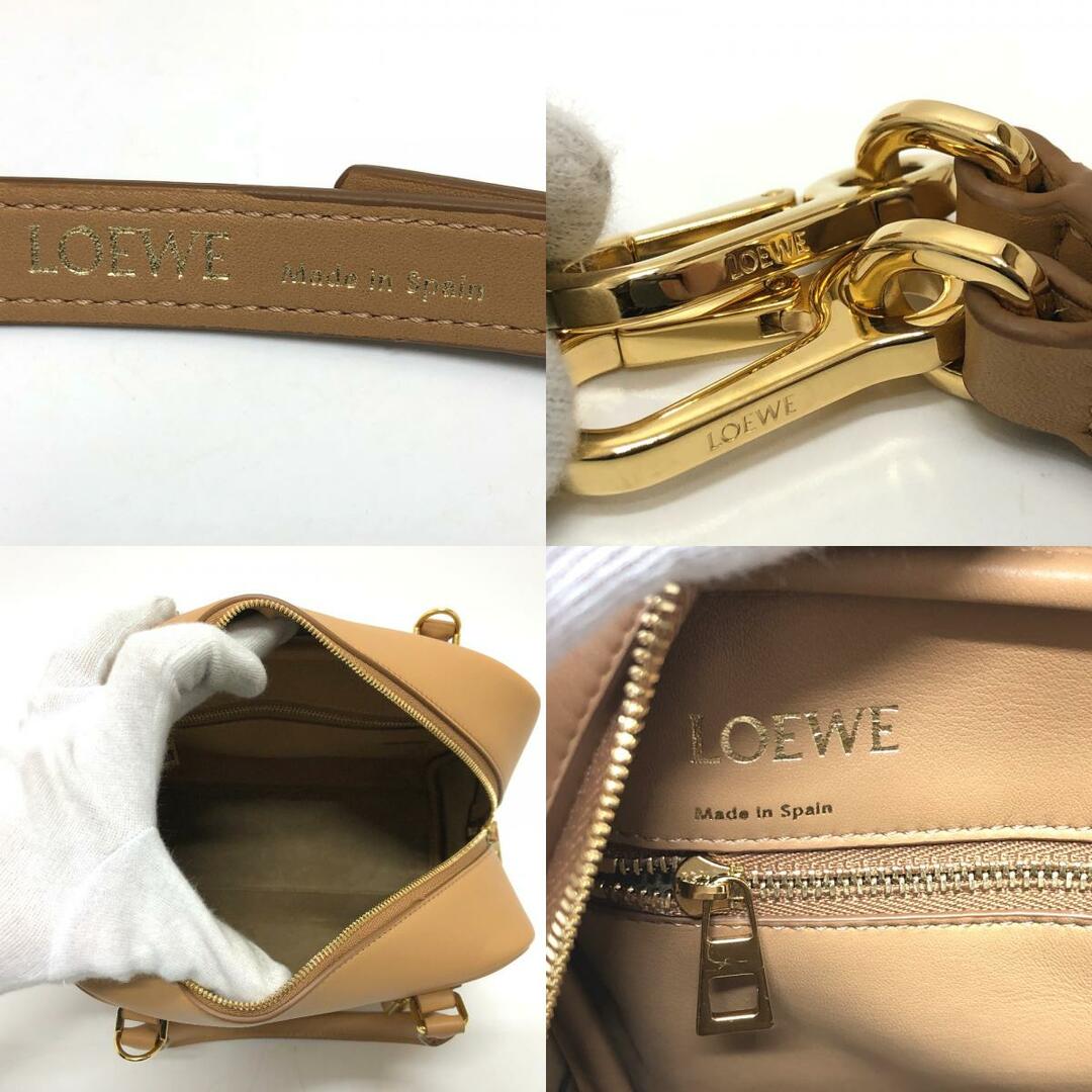 LOEWE(ロエベ)のロエベ LOEWE アマソナ19 スクエア A039N10X032586 2WAY ショルダーバッグ カバン ハンドバッグ ナッパレザー ベージュ 新品同様 インテリア/住まい/日用品のインテリア/住まい/日用品 その他(その他)の商品写真