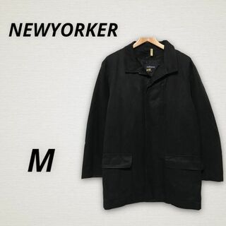 NEWYORKER コート ステンカラー ブラック M 788