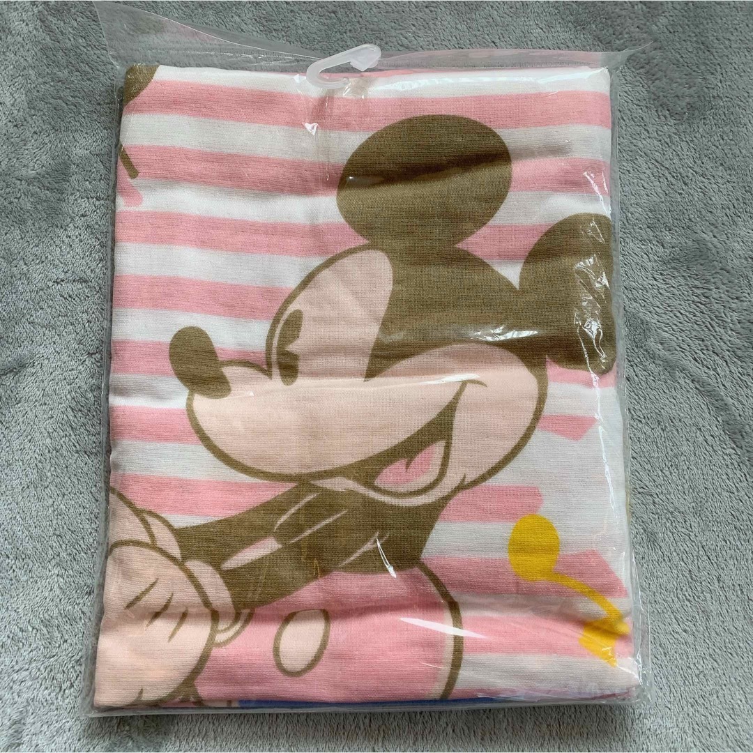 Disney(ディズニー)のミッキー  ミニー  ガーゼパイルタオルケット キッズ/ベビー/マタニティの寝具/家具(タオルケット)の商品写真