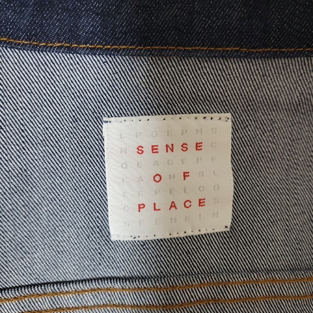 SENSE OF PLACE by URBAN RESEARCH(センスオブプレイスバイアーバンリサーチ)のデニムジャケット　38サイズ レディースのジャケット/アウター(Gジャン/デニムジャケット)の商品写真