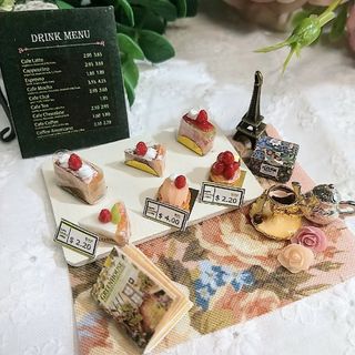 ミニチュアいちごのケーキセット③(ミニチュア)