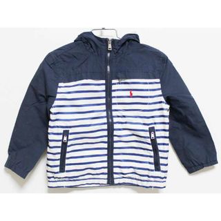 ラルフローレン(Ralph Lauren)の【春物 新入荷!】‡ラルフローレン/Ralph Lauren‡110cm ナイロンジャンパー/ナイロンブルゾン/ウィンドブレーカー 紺×白【中古】子供服 キッズ kids  男の子 女の子 春秋 otr 022042(ジャケット/上着)