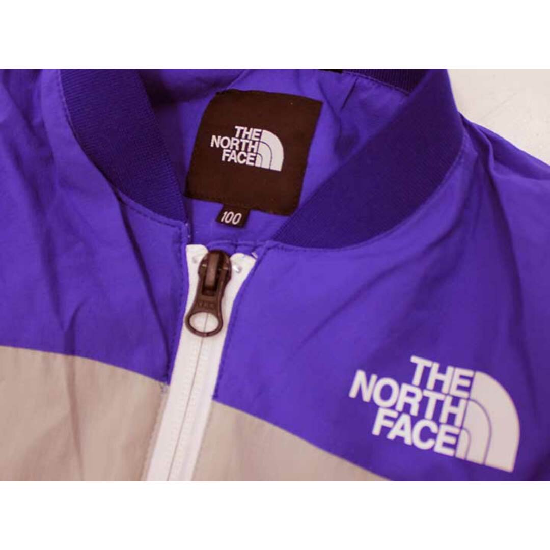 THE NORTH FACE(ザノースフェイス)の【値下げ!】[ザ・ノースフェイス/THE NORTH FACE]100cm ナイロンブルゾン 紫×グレー系 アウトドア キャンプ 野外活動【中古】子供服 キッズ kids 男の子 女の子 春秋 023032 otr キッズ/ベビー/マタニティのキッズ服女の子用(90cm~)(ジャケット/上着)の商品写真