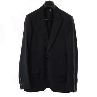 Dior HOMME ディオールオム 09AW ピークドラペル 2Bウールセットアップスーツ ブラック 44 9H3170540559