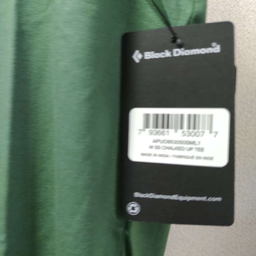 Black Diamond(ブラックダイヤモンド)のブラックダイアモンドchalkedup メンズのトップス(Tシャツ/カットソー(半袖/袖なし))の商品写真