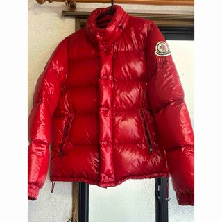 モンクレール(MONCLER)のMONCLER ダウン モンクレール  RED 赤(ダウンジャケット)