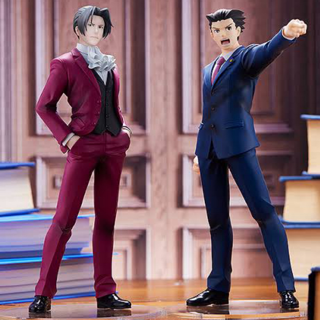 GOOD SMILE COMPANY(グッドスマイルカンパニー)の逆転裁判 フィギュア 成歩堂龍一 御剣怜侍 エンタメ/ホビーのフィギュア(ゲームキャラクター)の商品写真