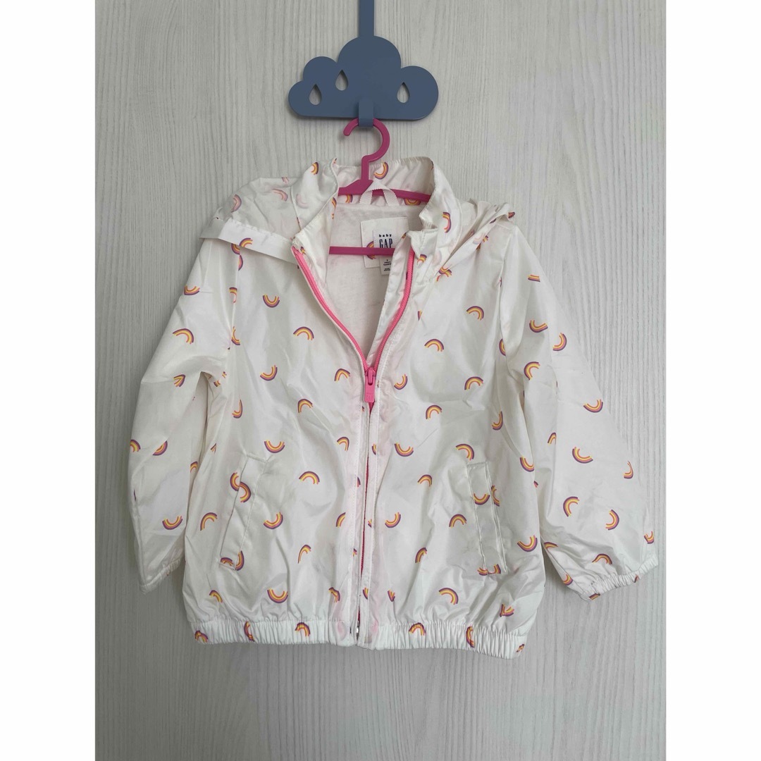 GAP Kids(ギャップキッズ)のbabyGAP 3y レインパーカー キッズ/ベビー/マタニティのキッズ服女の子用(90cm~)(ジャケット/上着)の商品写真