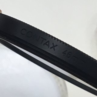 京セラ - CONTAX 希少限定ブラックリム 黒枠純正 UVフィルター Φ46mm 良品