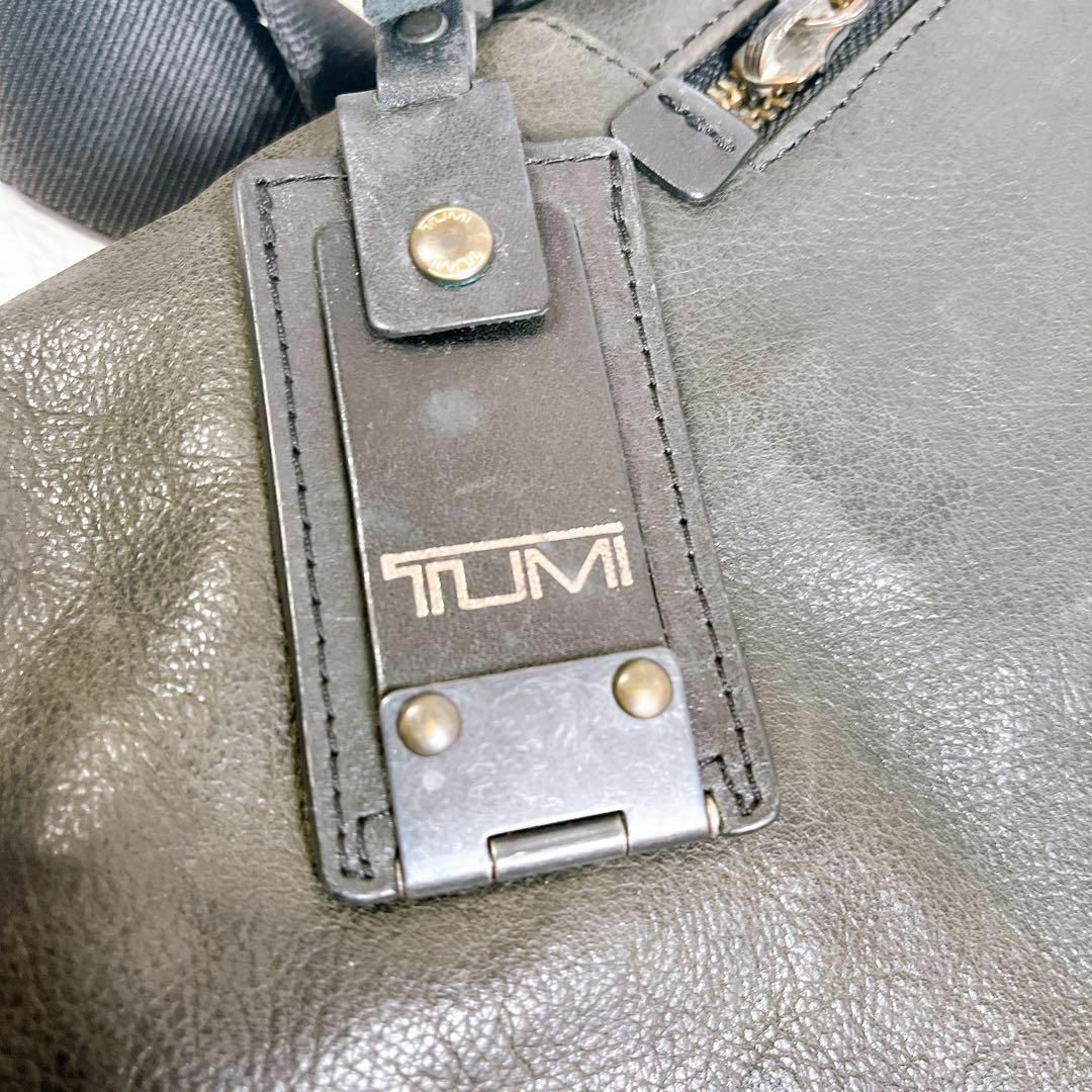 TUMI メッセンジャーバッグ　92371DH フルグレインレザー 牛革