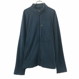 mont bell - モンベル フリースジャケット XL ブルー系 mont-bell シャミース インナージャケット アウトドア メンズ 古着 【240308】