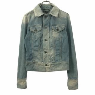 ディーゼル(DIESEL)のディーゼル デニムジャケット S ブルー系 DIESEL ジージャン レディース 古着 【240308】(Gジャン/デニムジャケット)