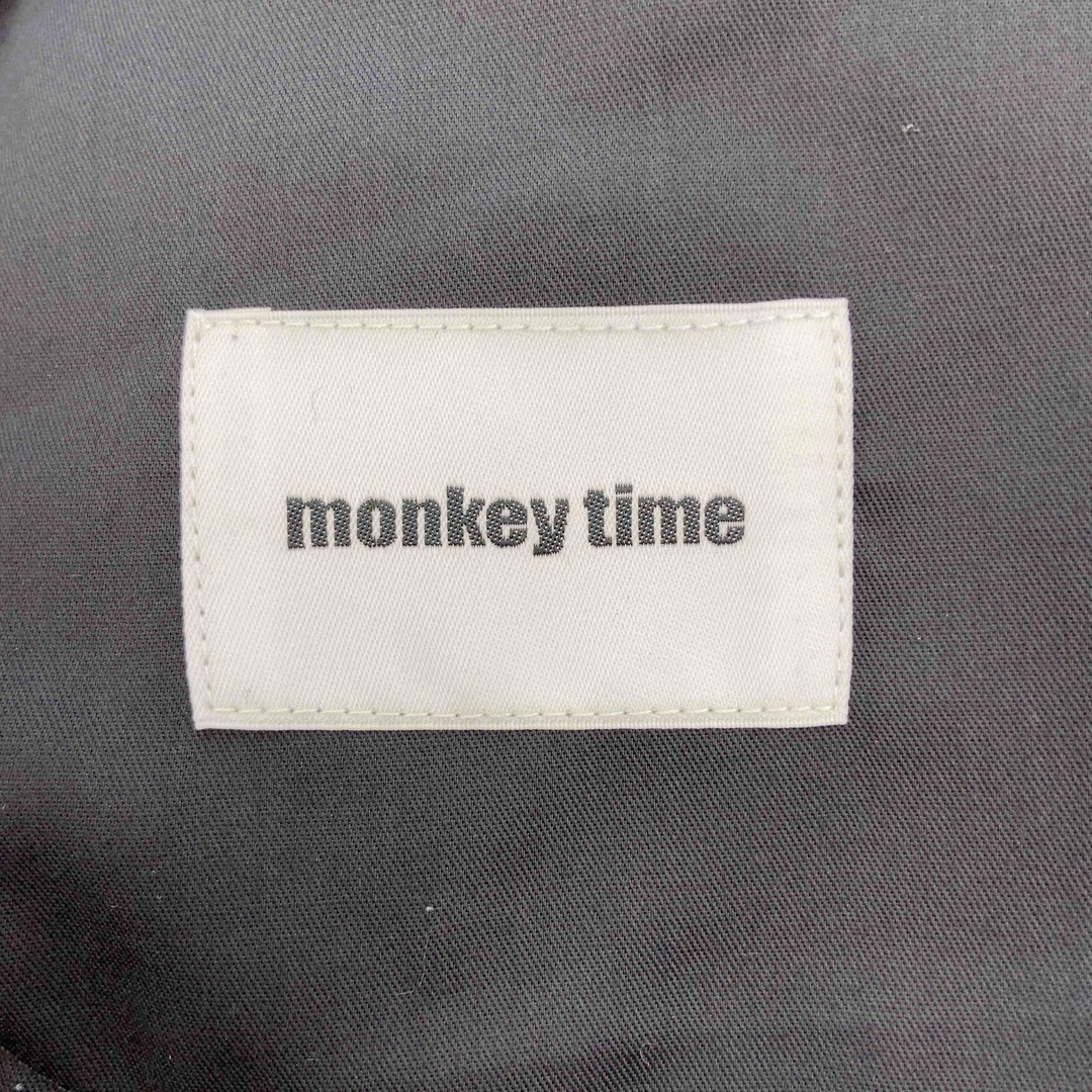 UNITED ARROWS(ユナイテッドアローズ)のMonky Time モンキータイム メンズ  スラックス　毛混　2タック　ウエスト紐　黒 メンズのパンツ(スラックス)の商品写真