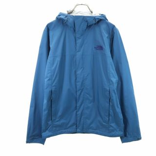 ザノースフェイス(THE NORTH FACE)のノースフェイス アウトドア ナイロンジャケット S ブルー THE NORTH FACE フード メンズ 古着 【240308】(ナイロンジャケット)