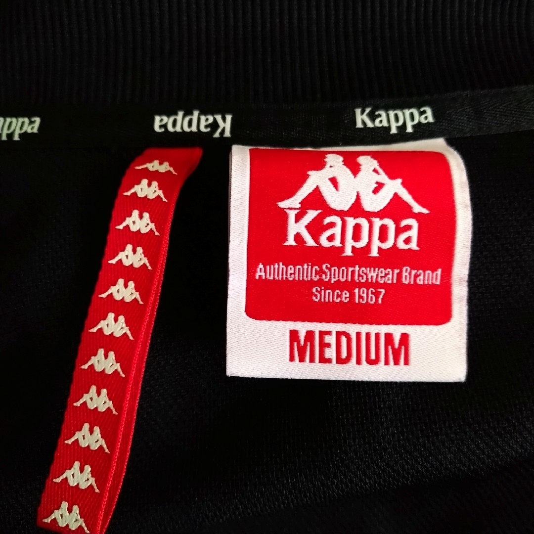 Kappa(カッパ)の■kappa／ジャージ ジャケット 黒（M) メンズのトップス(ジャージ)の商品写真