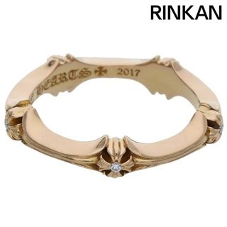 クロムハーツ(Chrome Hearts)のクロムハーツ  22K PLUS AND BONE RING ゴールド/ダイヤリング メンズ 20号(リング(指輪))