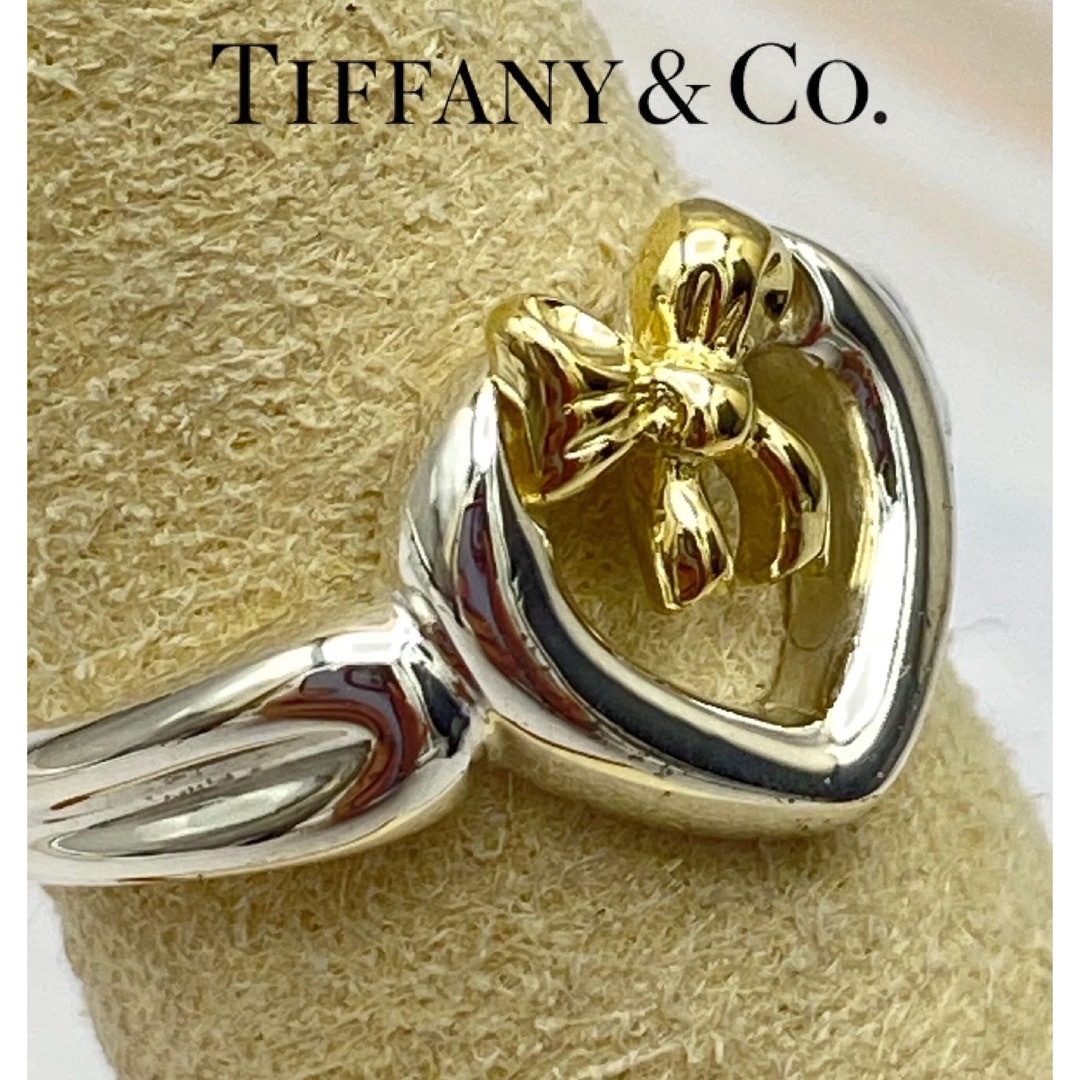 Tiffany & Co.(ティファニー)のTIFFANY&CO. ハート シルバー リング SV925 750 11号 レディースのアクセサリー(リング(指輪))の商品写真