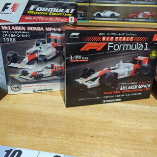 McLaren MP 4/4 2点（1/43 1/24）(ミニカー)