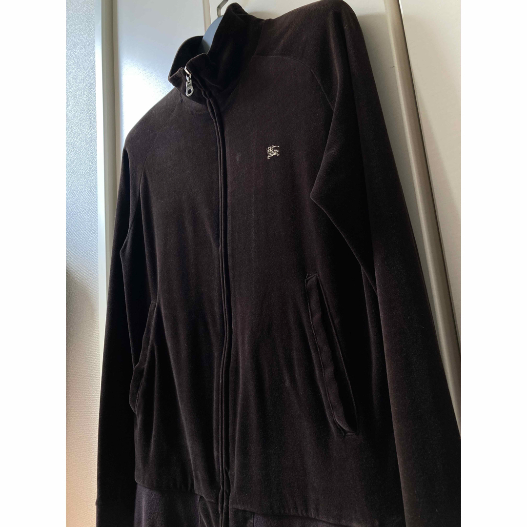 BURBERRY BLACK LABEL(バーバリーブラックレーベル)の希少古着 Burberry バーバリー BLACK LABEL  ベルベット メンズのトップス(その他)の商品写真