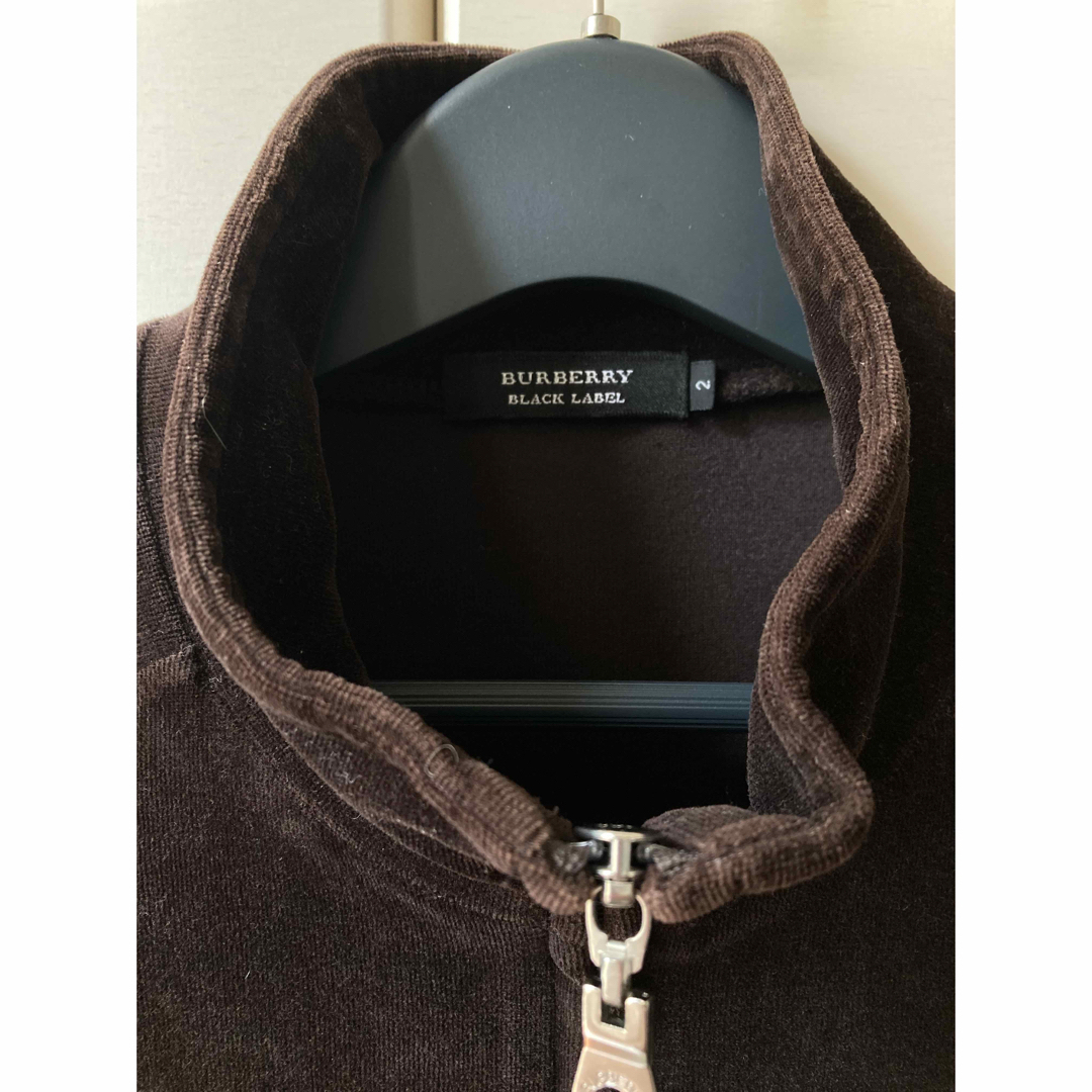 BURBERRY BLACK LABEL(バーバリーブラックレーベル)の希少古着 Burberry バーバリー BLACK LABEL  ベルベット メンズのトップス(その他)の商品写真