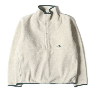 THE NORTH FACE - THE NORTH FACE ザ ノースフェイス サイズ:M 90s ARMADILLA アルマディラ ハーフボタン プルオーバー フリース 日本製 オートミール 90年代 ヴィンテージ 古着 トップス【メンズ】【中古】