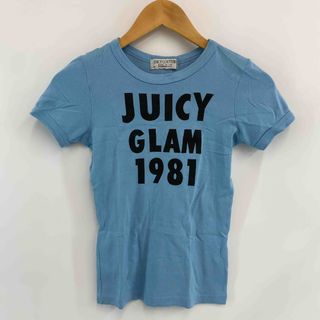 ジューシークチュール(Juicy Couture)のJUICY COUTURE ジューシークチュール レディース  Tシャツ/カットソー(半袖/袖無し) ブルー(Tシャツ(半袖/袖なし))