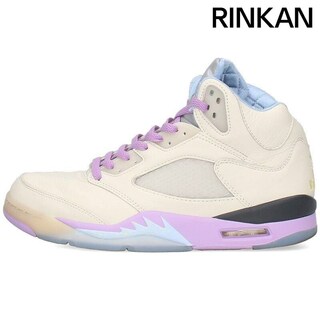 ナイキ(NIKE)のナイキ ×DJキャレド  AIR JORDAN 5 RETRO SP  SAIL/WASHED YELLOW/VIOLET DV4982-175 エアジョーダン5レトロスニーカー メンズ 27cm(スニーカー)