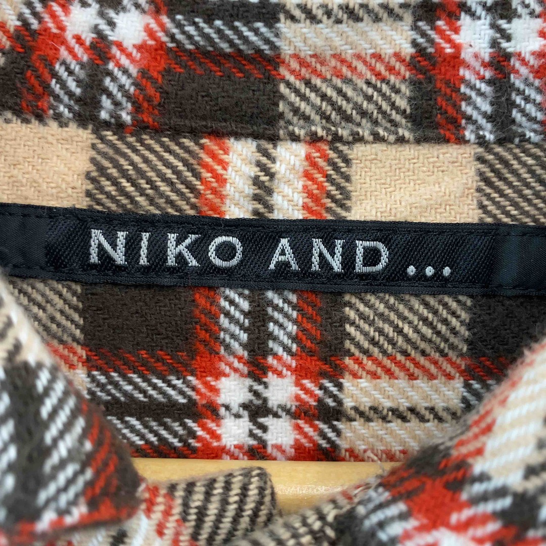 niko and...(ニコアンド)のniko and... メンズ ニコアンド シャツ　チェック　ネルシャツ　胸ポケット メンズのトップス(シャツ)の商品写真