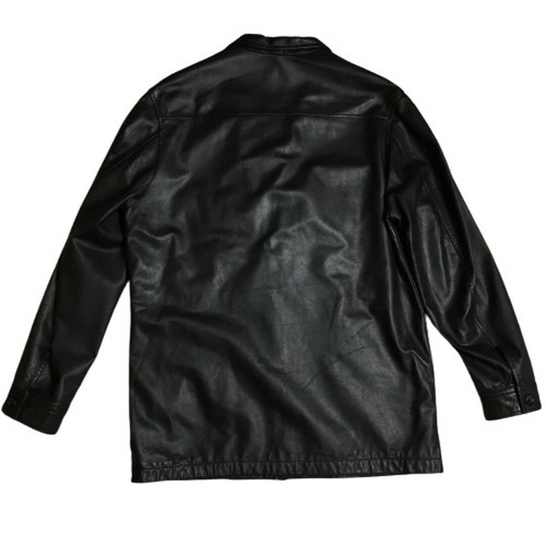 Y's(ワイズ)のY's for men レザージャケット 3B JKT 襟付き メンズ 3 Yohji Yamamoto 黒 メンズのジャケット/アウター(レザージャケット)の商品写真