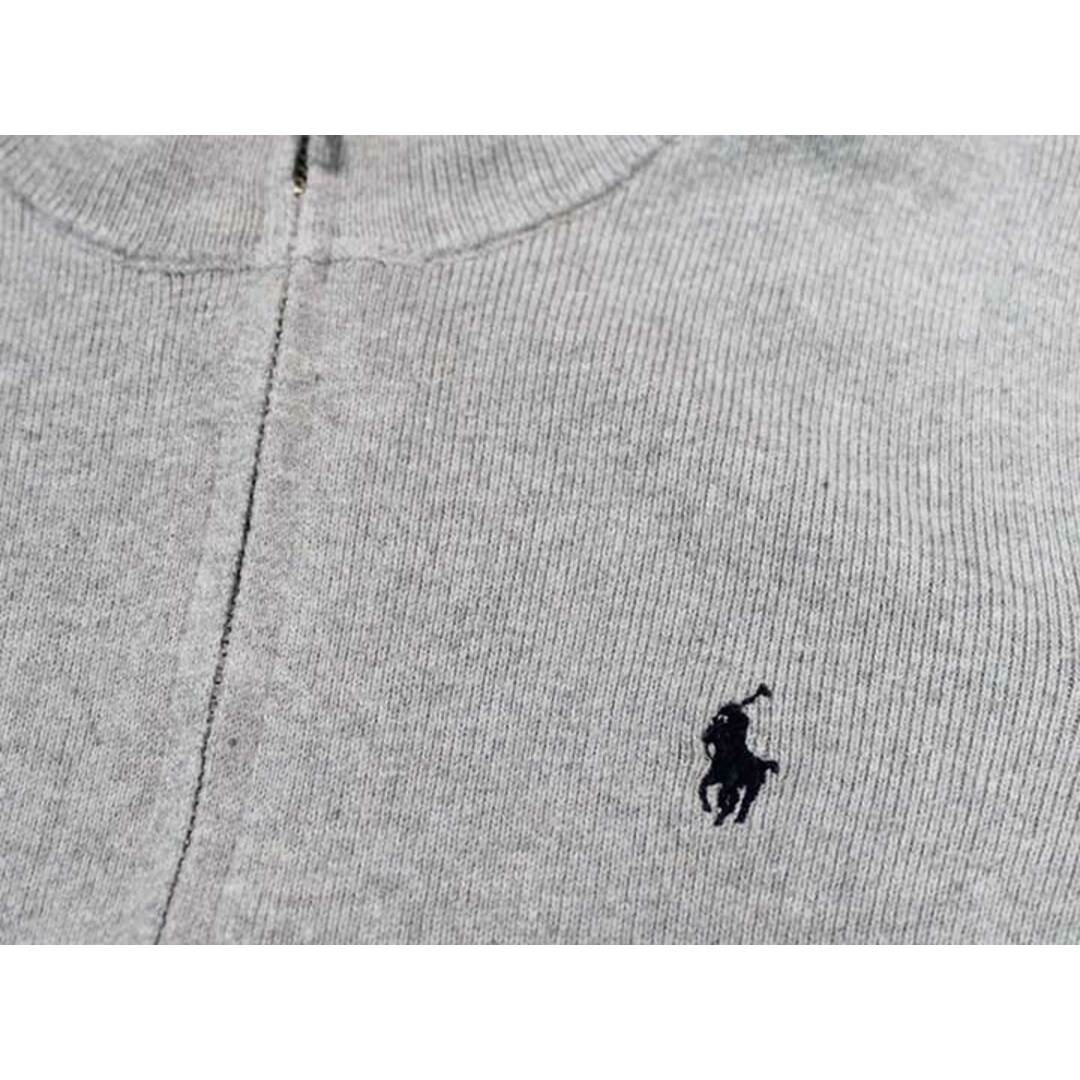 Ralph Lauren(ラルフローレン)の【値下げ!】☆ラルフローレン/Ralph Lauren☆100cm ニットブルゾン/セーター グレー 【中古】子供服 キッズ kids 男の子 春秋 929032 otr キッズ/ベビー/マタニティのキッズ服女の子用(90cm~)(ジャケット/上着)の商品写真