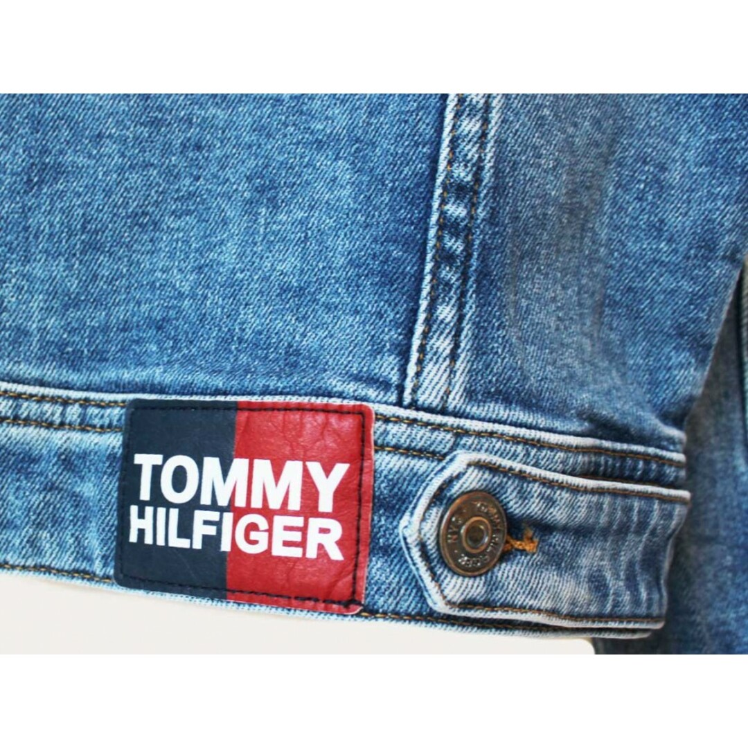 TOMMY HILFIGER(トミーヒルフィガー)の【春物 新入荷!】[トミーヒルフィガー/TOMMY HILFIGER]164cm Gジャン/デニムジャケット/ブルゾン インディゴブルー【中古】子供服 キッズ kids ジュニア 男の子 春秋 otr 103042 キッズ/ベビー/マタニティのキッズ服女の子用(90cm~)(ジャケット/上着)の商品写真