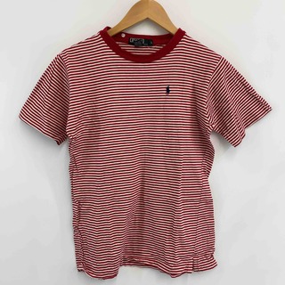 ポロラルフローレン(POLO RALPH LAUREN)のPOLO レディース ポロラルフローレン Tシャツ/カットソー(半袖/袖無し) 赤ボーダー(Tシャツ(半袖/袖なし))
