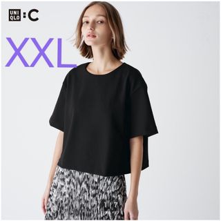 ユニクロ(UNIQLO)の◆新品◆完売品◆限定サイズXXL◆ユニクロシー◆クレープジャージーT半袖◆(Tシャツ(半袖/袖なし))