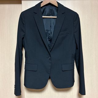 ユニクロ(UNIQLO)のUNIQLOレディース　ストレッチテーラードジャケット　無地　1つボタン(テーラードジャケット)