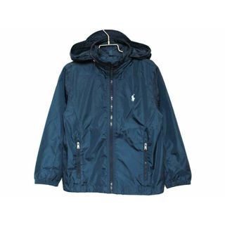 ラルフローレン(Ralph Lauren)の【春物 新入荷!】[ラルフローレン/Ralph Lauren]130cm ナイロンブルゾン/ナイロンジャンパー/ウィンドブレーカー 濃紺 フード収納可【中古】子供服 キッズ kids 男の子 春秋 otr 022042(ジャケット/上着)