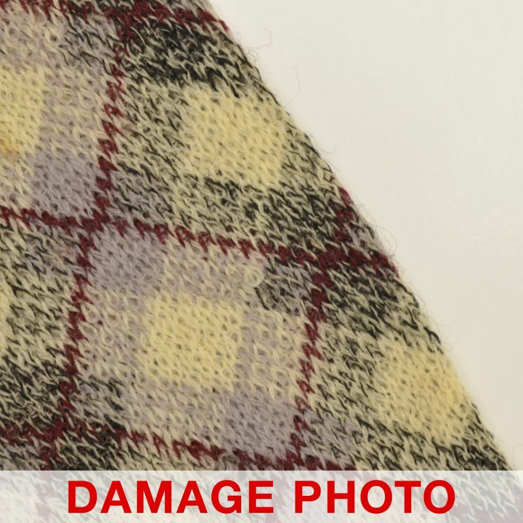 【アメカジ】チェックパターン長袖ニットセーター メンズのトップス(ニット/セーター)の商品写真